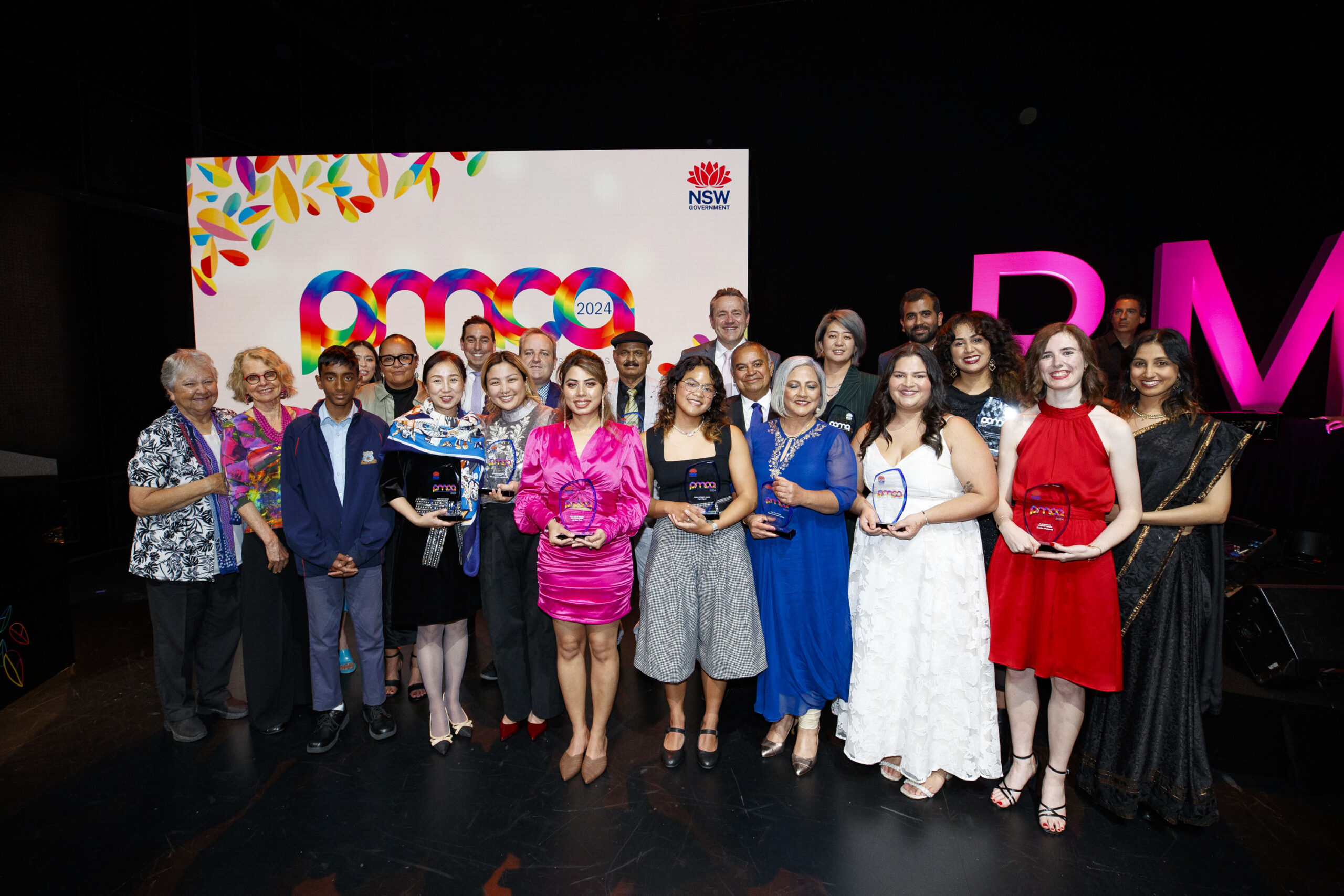 Image of all winners on state at PMCA 2024