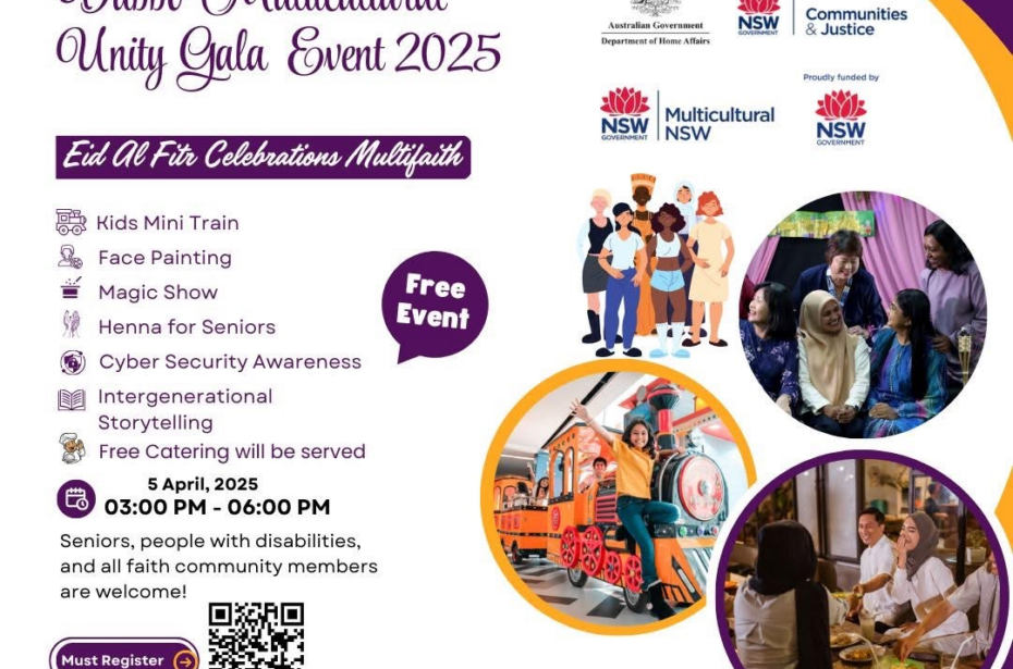 Flyer for unity event in Dubbo