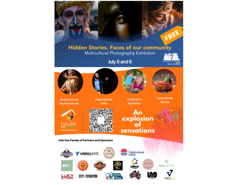 colourful flyer for event