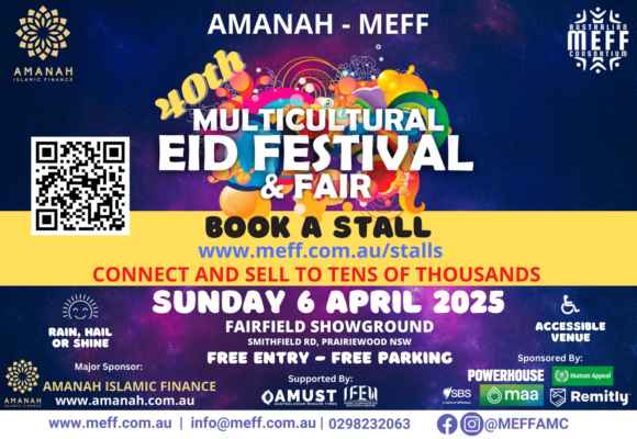 Flyer for the Multicultural Eid fair and festival