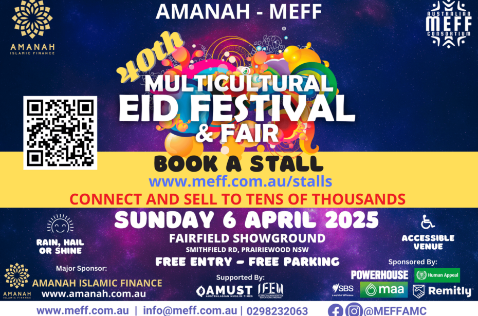 Flyer for the Multicultural Eid fair and festival